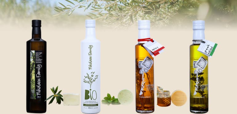 Olive oil, soaps background image